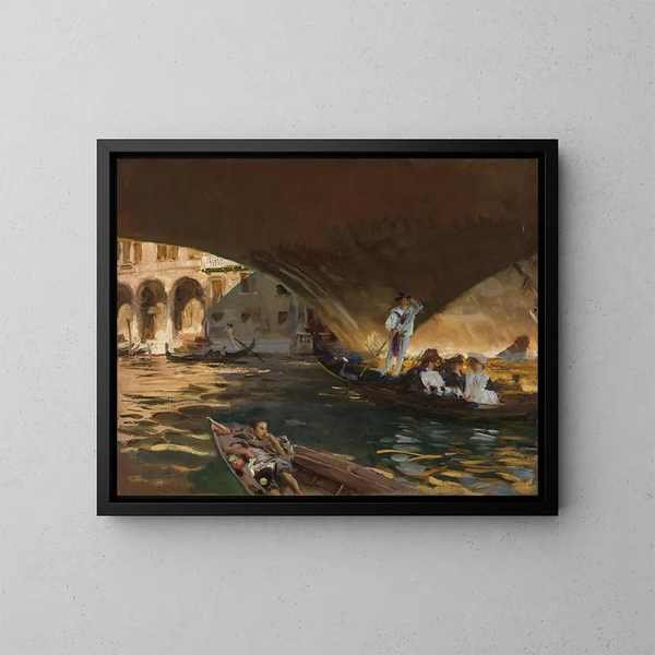 Le Rialto - John Singer Sargent — ingelijst kunstwerk aan de muur