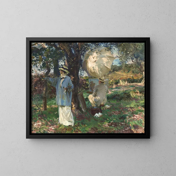 De knabbelaars - John Singer Sargent — ingelijst kunstwerk aan de muur
