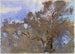 van Cimes d'arbres contre le ciel - John Singer Sargent — weergave van het kunstwerk