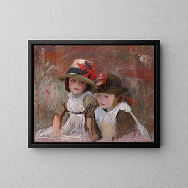 Kinderen van het dorp - John Singer Sargent — ingelijst kunstwerk aan de muur