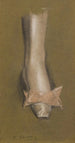 Ballet slipper painting - John Sloan — artwork view