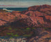 Middag bij de Red Rocks - John Sloan — weergave van het kunstwerk
