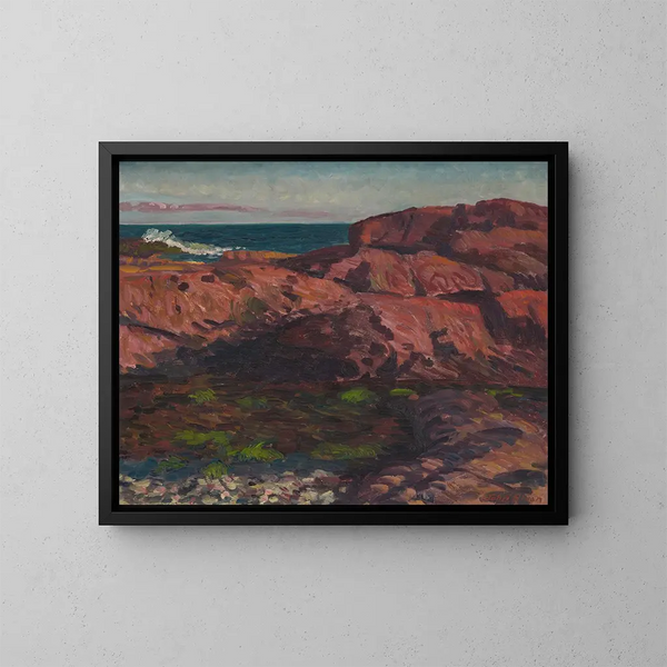 Middag bij de Red Rocks - John Sloan — ingelijst kunstwerk aan de muur