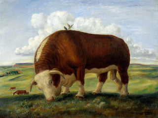 Ajax - John Steuart Curry — weergave van het kunstwerk