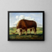 Ajax - John Steuart Curry — framed artwork on a wall