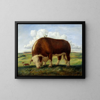 Ajax - John Steuart Curry — ingelijst kunstwerk aan de muur