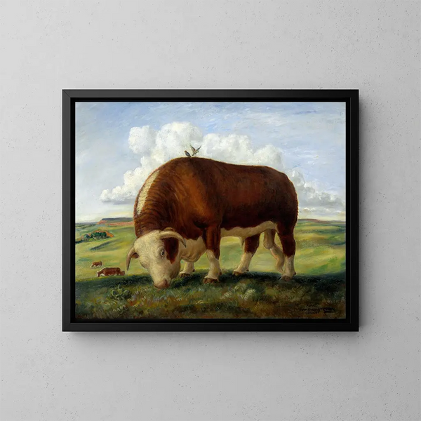 Ajax - John Steuart Curry — ingelijst kunstwerk aan de muur