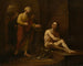 Ik zat in de gevangenis en jullie zijn naar mij toe gekomen Matteüs 25:36 - John Trumbull — weergave van het kunstwerk