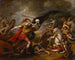 Josué bij de Slag bij Aï, vergezeld door de Dood - John Trumbull — weergave van het kunstwerk