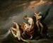 La dernière famille qui périt dans le déluge Genèse 7424 - John Trumbull — weergave van het kunstwerk