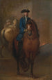 Jonge heer te paard - John Vanderbank — weergave van het kunstwerk