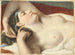 Studie voor slapende Ariadne op het eiland Naxos - John Vanderlyn — weergave van het kunstwerk