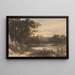 Barnard Castle, Durham County - John Varley — ingelijst kunstwerk aan de muur
