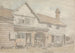 van een boerderij met een put - John Varley — weergave van het kunstwerk