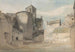 van een versterkte stadstoegang, oostpoort van Caernarfon - John Varley — weergave van het kunstwerk