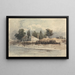 Millbank - John Varley — ingelijst kunstwerk aan de muur