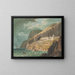 Een klooster in Amalfi nabij Salerno, Italië - John Warwick Smith — ingelijst kunstwerk aan de muur