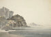 Scene aan de Italiaanse kust - John Warwick Smith — weergave van het kunstwerk