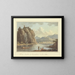 Château de Schrecstein sur l'Elbe - John Warwick Smith — ingelijst kunstwerk aan de muur