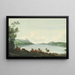 Het Windermere-meer vanaf Rawlinson's Nab, kijkend naar de onderkant van het meer - John Warwick Smith — ingelijst kunstwerk aan de muur