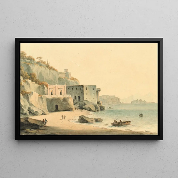 John Warwick Smith - The Bay of Naples from the beach at Posillipo.webp