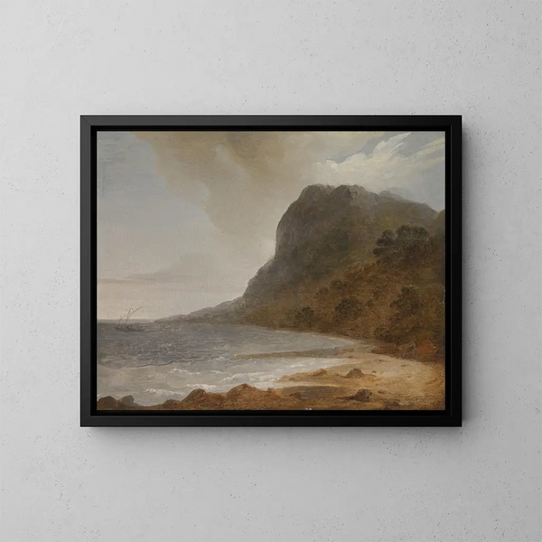 Het haven van Pulo Condere - John Webber — ingelijst kunstwerk aan de muur