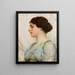 A Roman Beauty - John William Godward — framed artwork on a wall