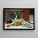 Zachte luiheid - John William Godward — ingelijst kunstwerk aan de muur