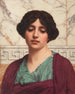 Stésicrate - John William Godward — weergave van het kunstwerk