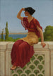 Le Signal - John William Godward — weergave van het kunstwerk
