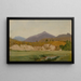 Landschap met bergen - John William Hill — ingelijst kunstwerk aan de muur