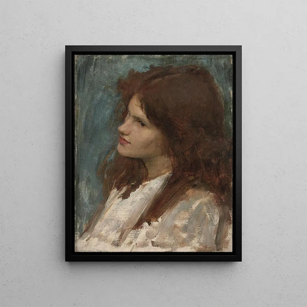 John William Waterhouse - Head of a Girl.webp