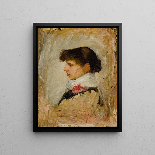 John William Waterhouse - Head of a model (Case Conflict).webp