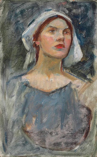 John William Waterhouse - Head study for The Enchanted Garden.webp
