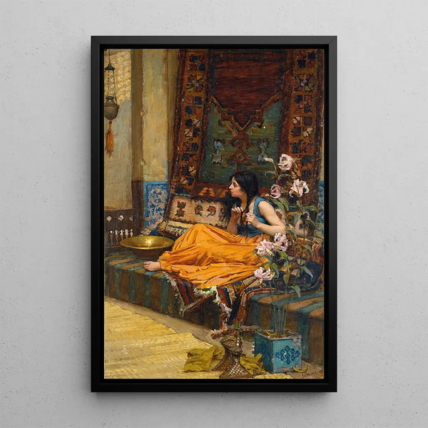 John William Waterhouse - In The Harem An Odalisque.webp