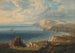 Wandelaars op de kliffen boven Freshwater Bay gezien vanaf het oosten - John Wilson Carmichael — weergave van het kunstwerk