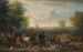 A hunting scene, possibly depicting Charles Spencer, 3rd Duke of Marlborough (1706-1758), and his wife Elizabeth, Countess of Marlborough - John Wootton — artwork view