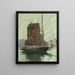 Low Tide - Jonas Lie — framed artwork on a wall