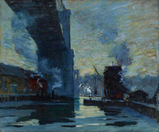 Het Brug - Jonas Lie — weergave van het kunstwerk