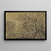 Ruisseau à travers une forêt ancienne - Jonas Umbach — ingelijst kunstwerk aan de muur