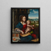 La Madone aux cerises - Joos van Cleve — ingelijst kunstwerk aan de muur