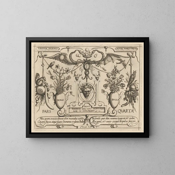 Archétypes et études du père Georgius Hoefnagel Pl51 - Joris Hoefnagel — ingelijst kunstwerk aan de muur