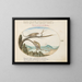 Twee gewone of mediterrane kameleons boven Saint-Sébastien, Spanje - Joris Hoefnagel — ingelijst kunstwerk aan de muur