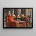 A game of chess - José Gallegos y Arnosa — framed artwork on a wall