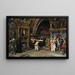 van de Penitenten in de onderste basiliek van Assisi - José Jiménez y Aranda — ingelijst kunstwerk aan de muur