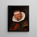 Portrait of an elderly man dressed in the style of the reign of Philip III - José Llaneces — framed artwork on a wall