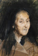Tête de femme âgée - José Malhoa — weergave van het kunstwerk