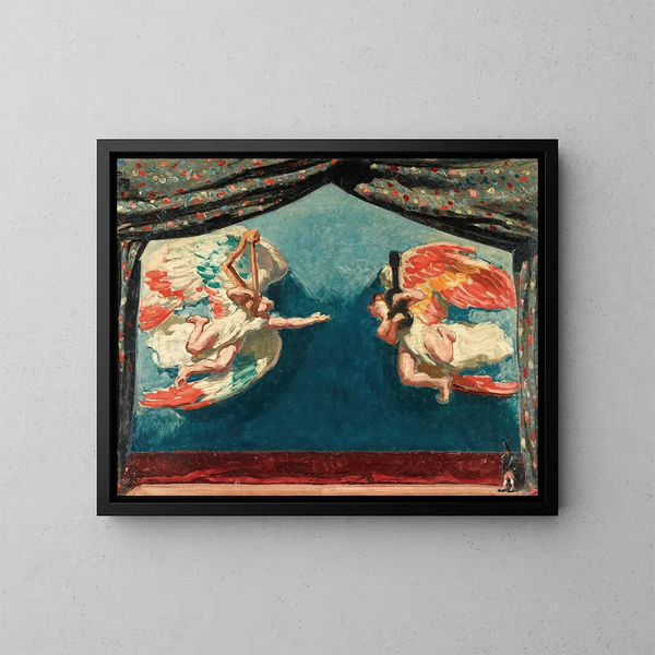 van de Muziekangelieren - José María Sert — ingelijst kunstwerk aan de muur
