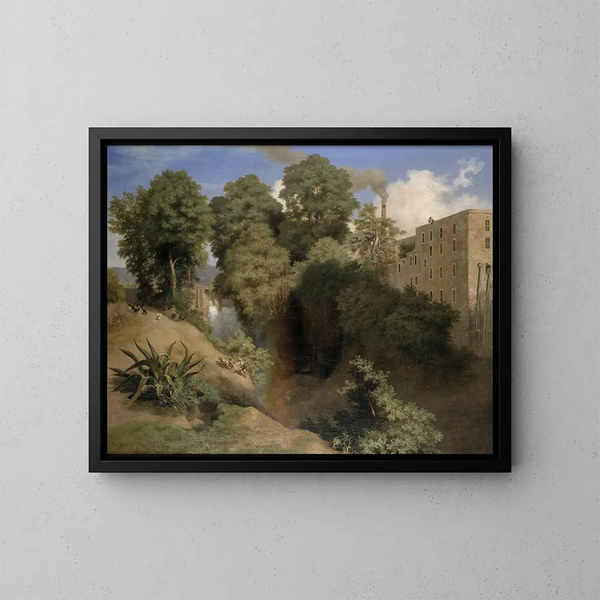 De herder van San Angel - José María Velasco — ingelijst kunstwerk aan de muur