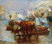 Arrival of the Caught Fish - José Navarro y Llorens — artwork view